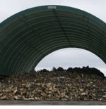 barn stored logs