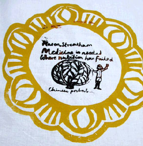 screen printed table cloths